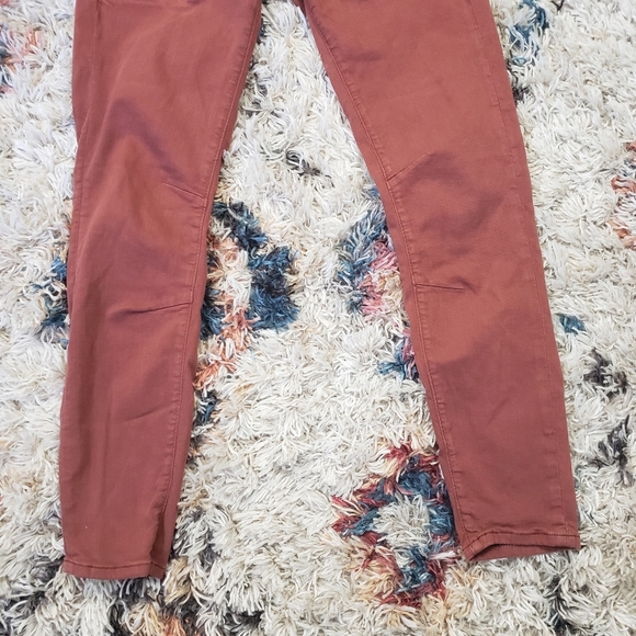 Mavi Karlina Mid Rise Skinny Cargo Pants Jeans Stretchy Pink Coral Casual Preppy - Picture 5 of 11